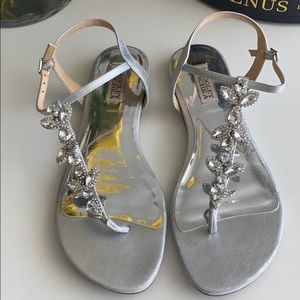 Badgley Mischka jewel sandals